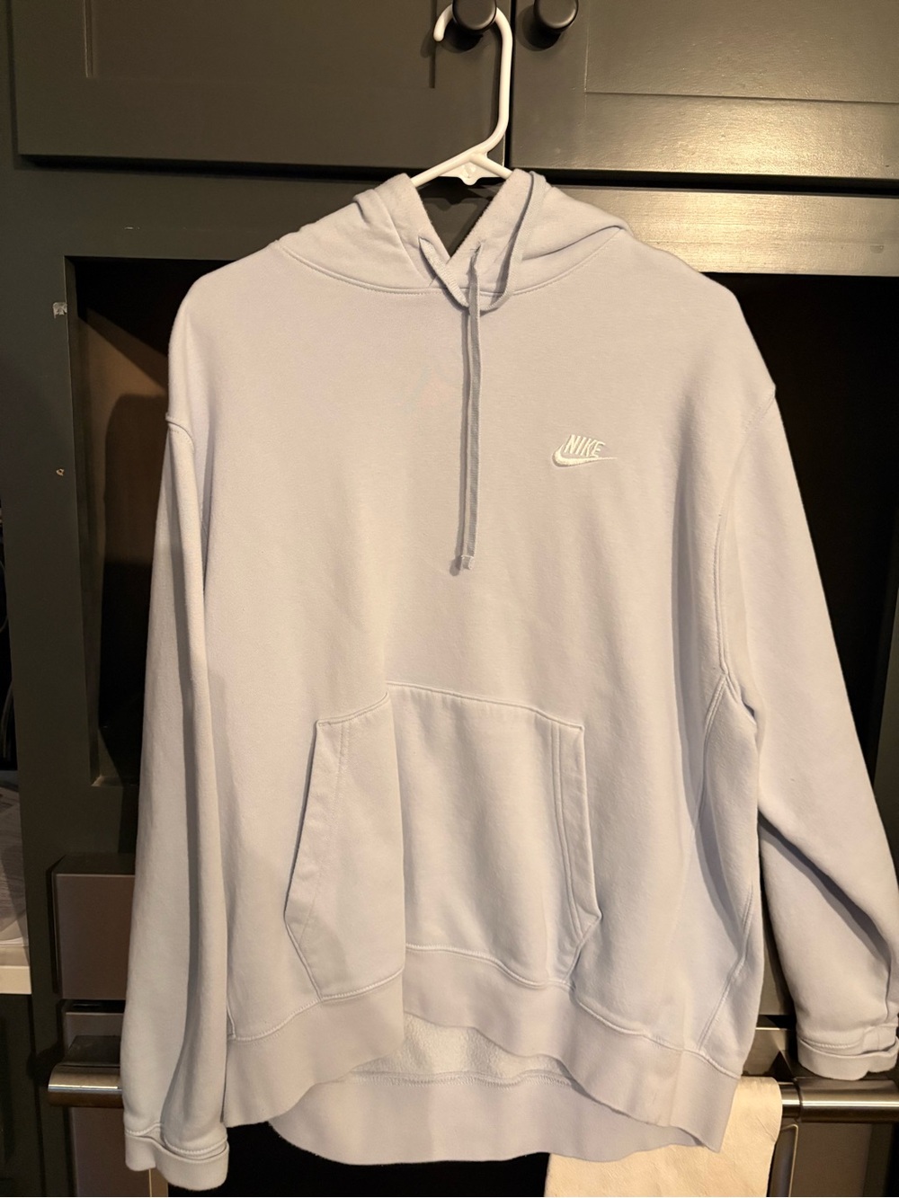 Nike light blue Cozy Pullover Hoodie